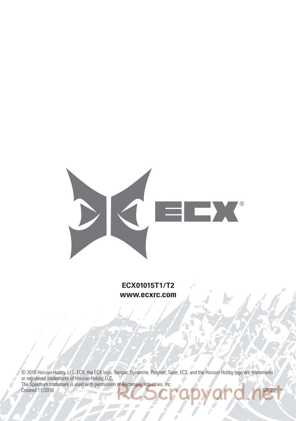 ECX - Temper Gen-2 4WD - Manual - Page 15