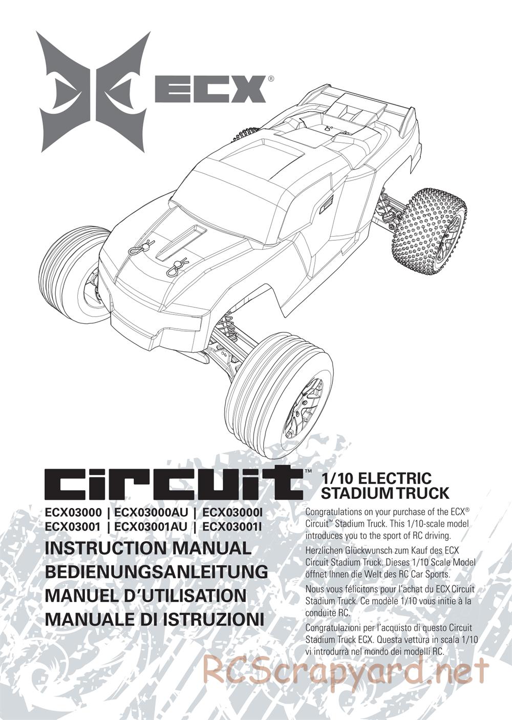 ECX - Circuit 2WD - Manual - Page 1