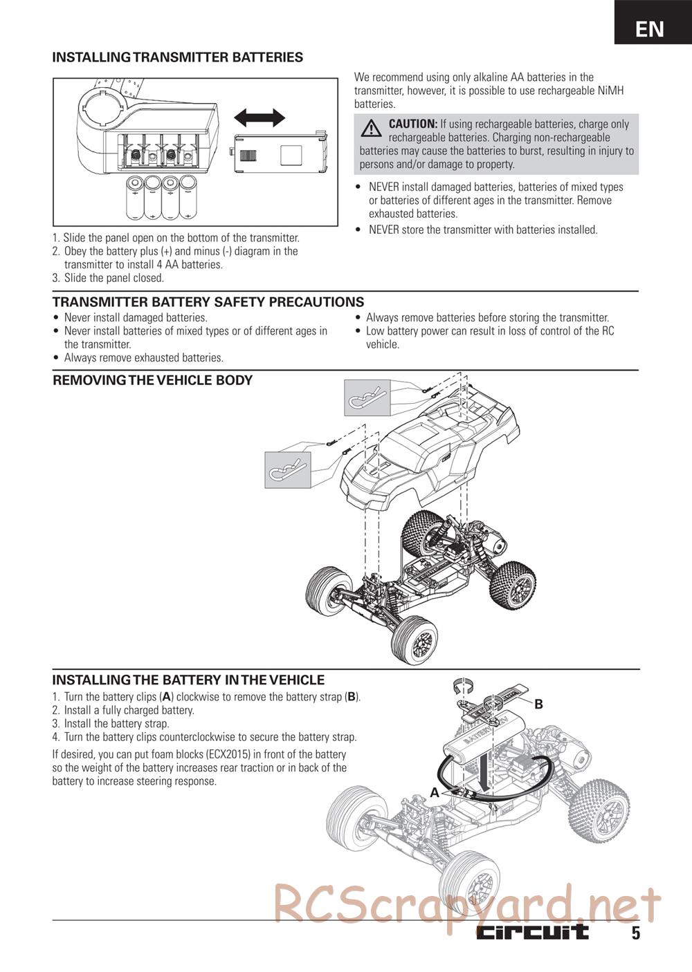 ECX - Circuit 2WD - Manual - Page 5
