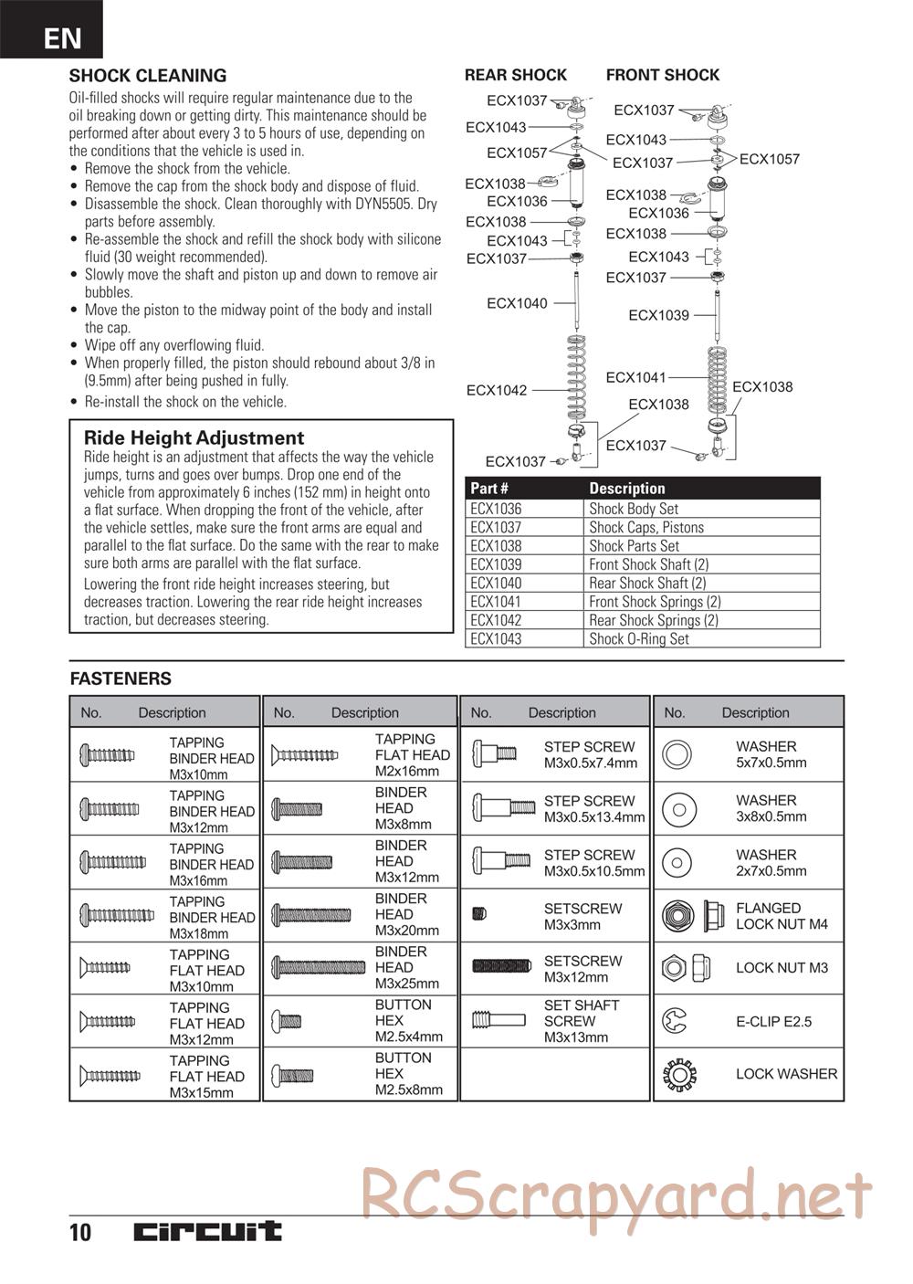 ECX - Circuit 2WD - Manual - Page 10