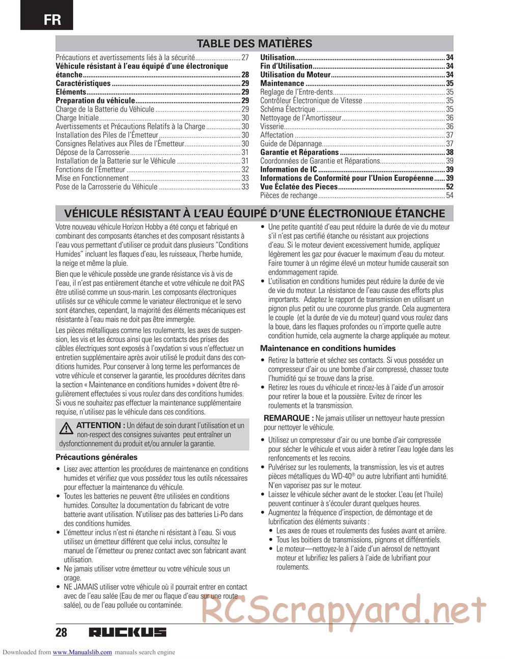 ECX - Ruckus 2WD - Manual - Page 3
