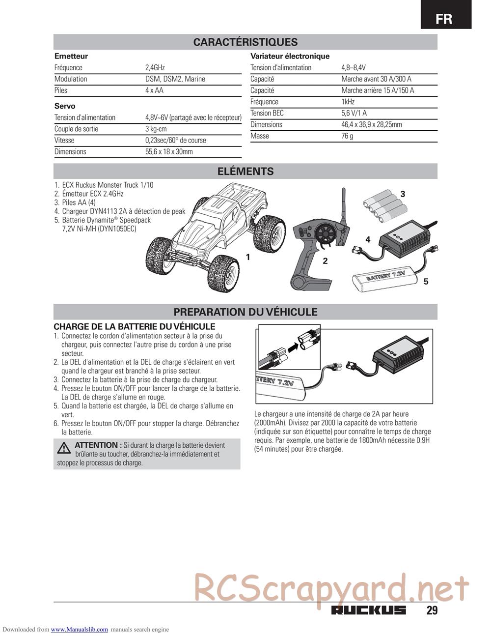 ECX - Ruckus 2WD - Manual - Page 4
