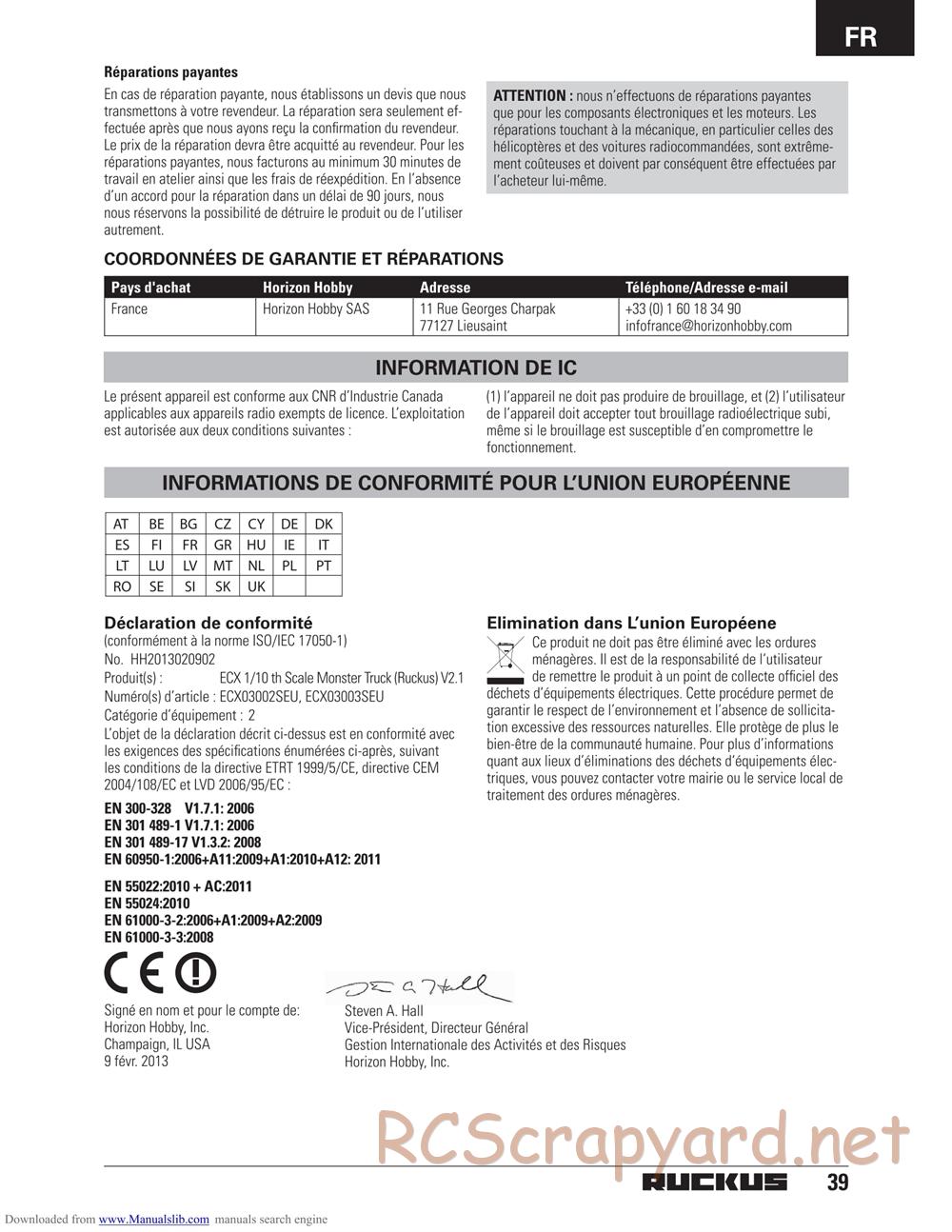 ECX - Ruckus 2WD - Manual - Page 14