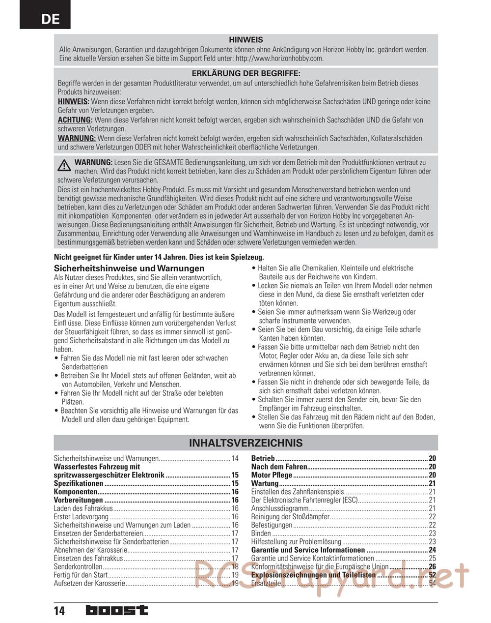 ECX - Boost 2WD - Manual - Page 2