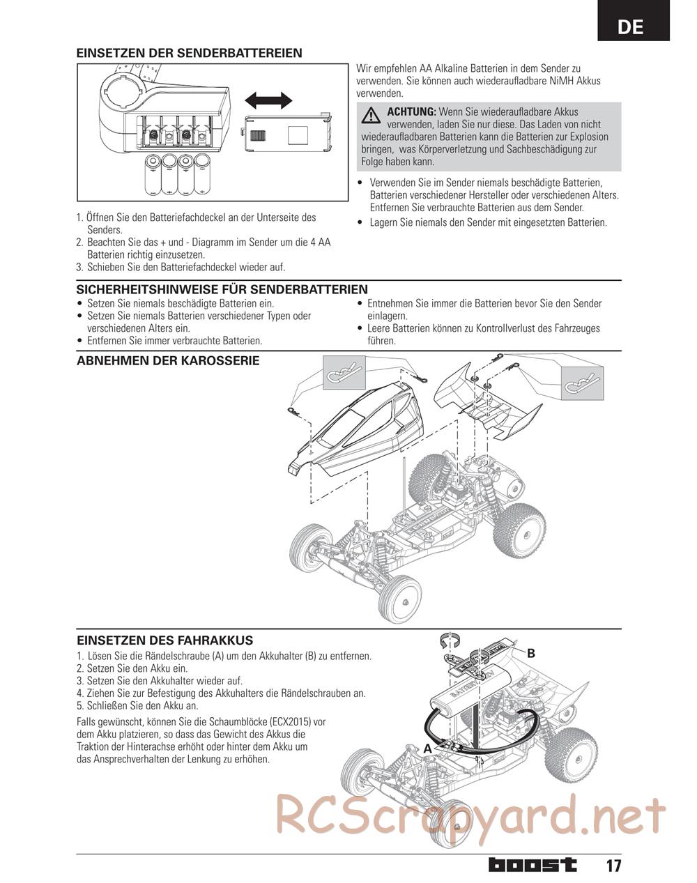 ECX - Boost 2WD - Manual - Page 5