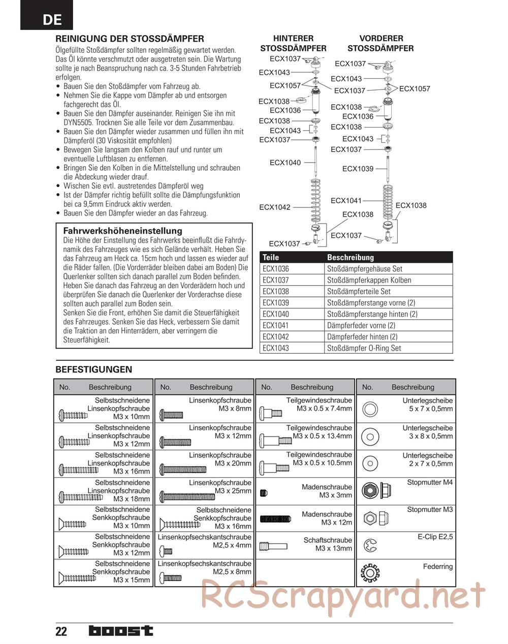 ECX - Boost 2WD - Manual - Page 10