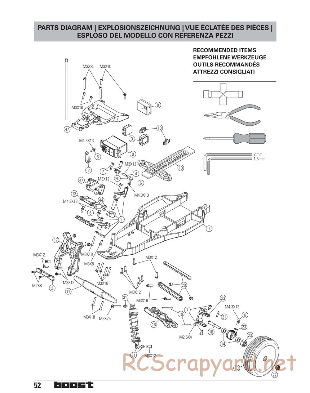 ECX - Boost 2WD - Exploded View - Page 15