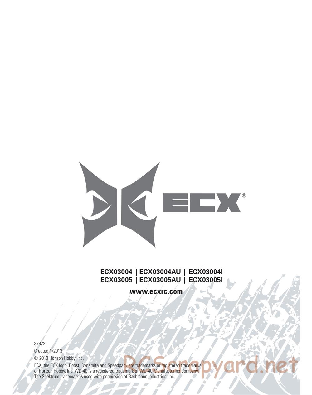 ECX - Boost 2WD - Manual - Page 19