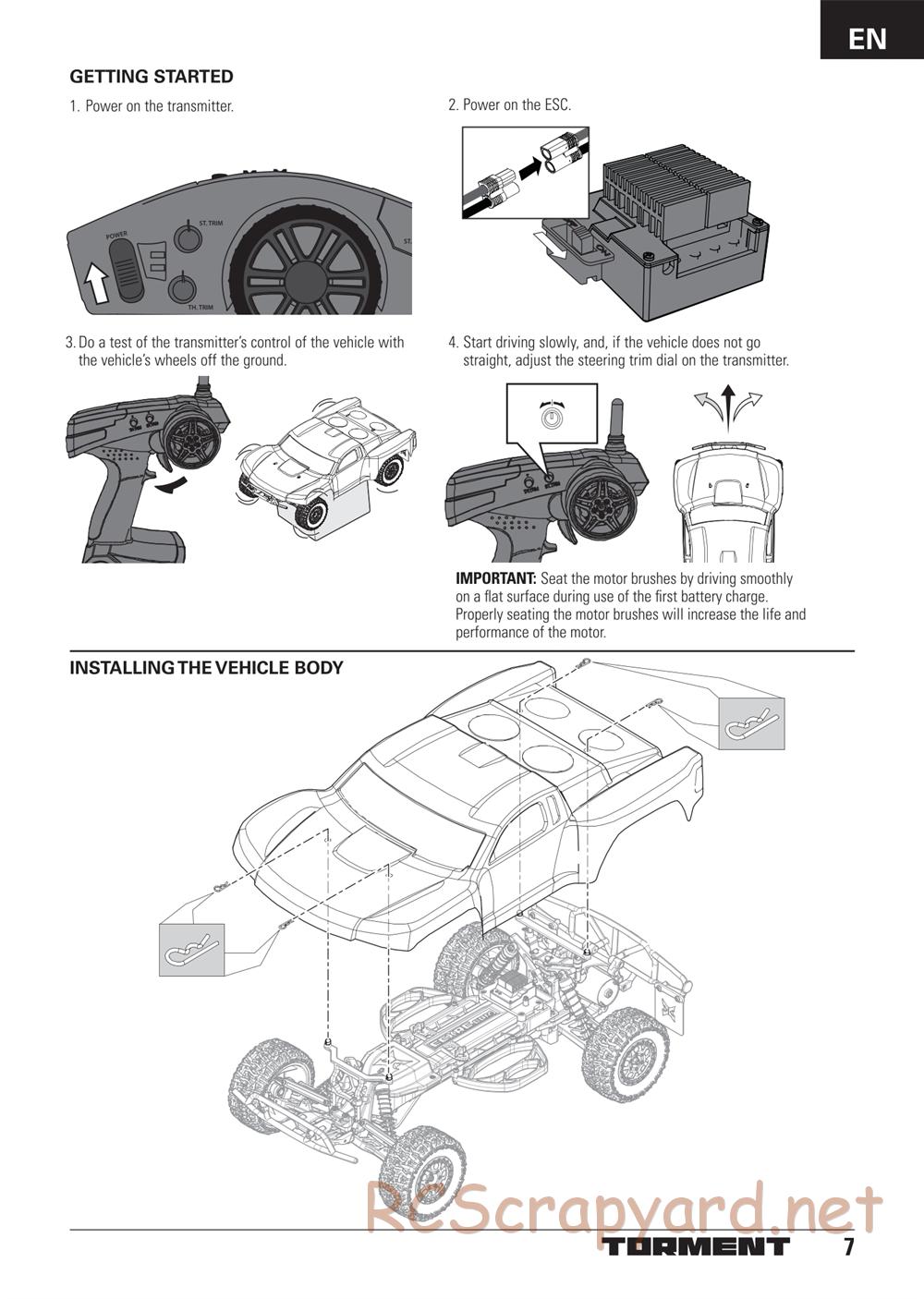 ECX - Torment 2WD - Manual - Page 7