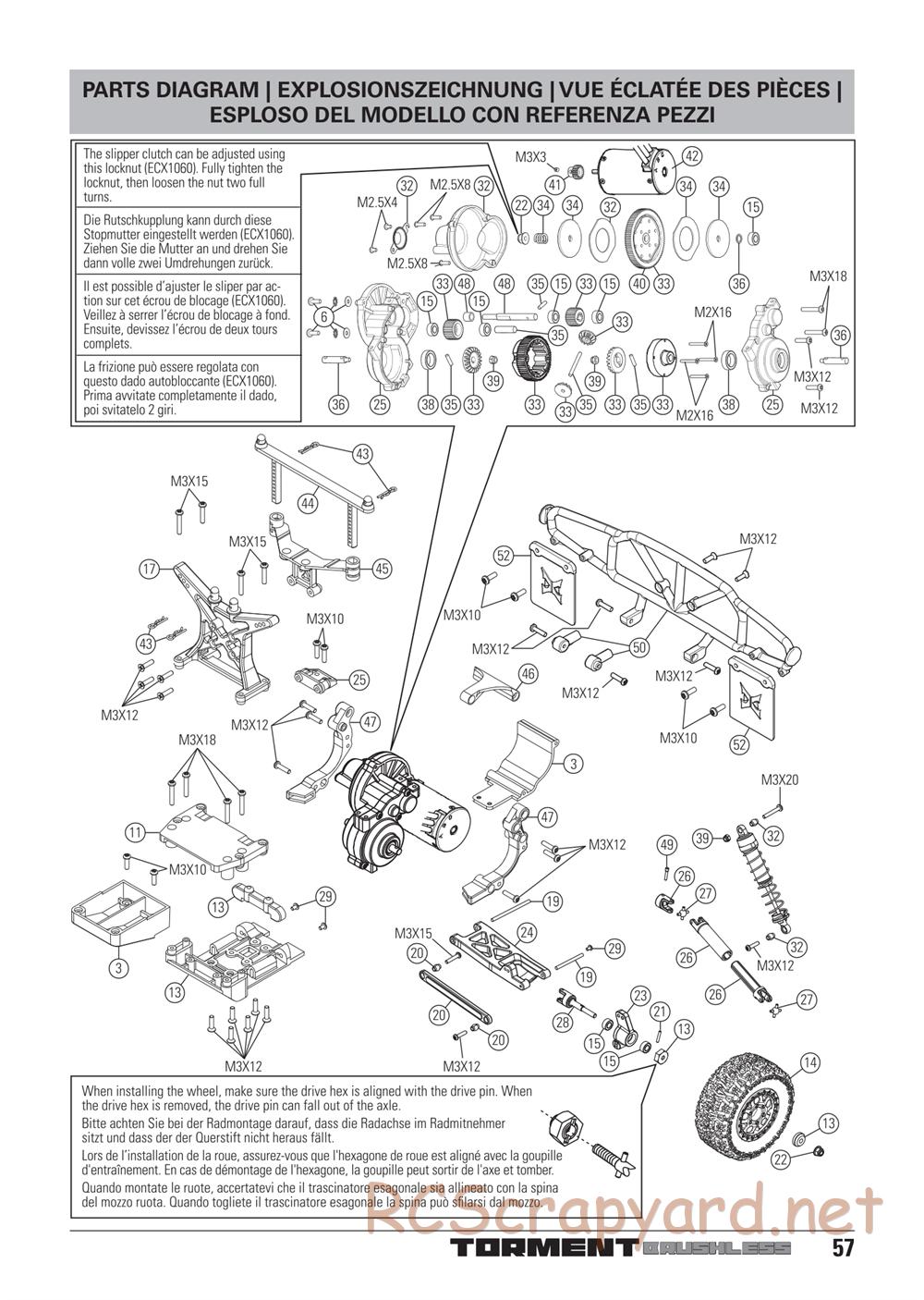 ECX - Torment Brushless 2WD - Manual - Page 16