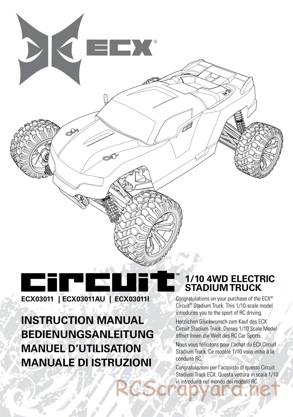 ECX - Circuit 4WD - Manual - Page 1