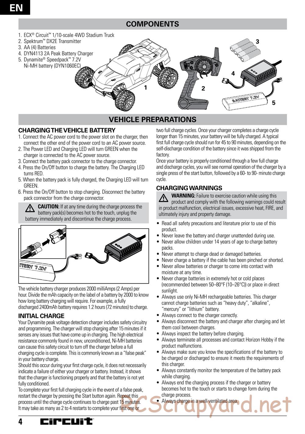 ECX - Circuit 4WD - Manual - Page 4