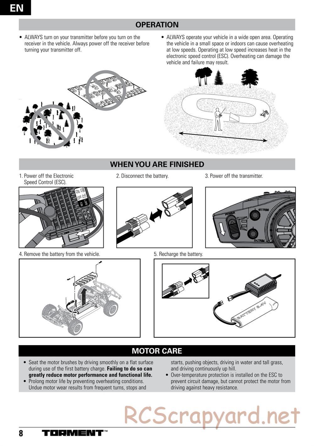 ECX - Torment 4WD 1:10 - Manual - Page 8