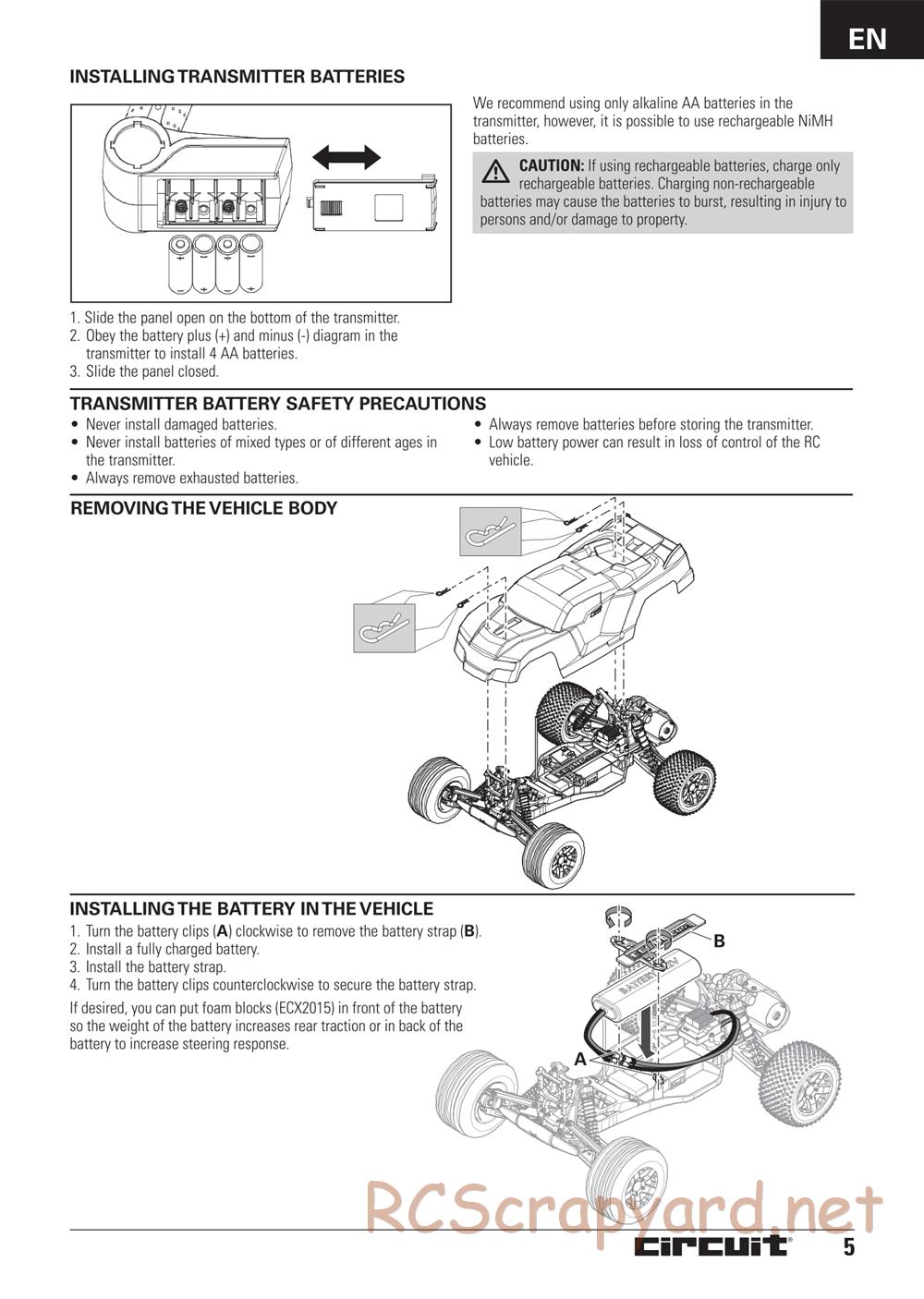 ECX - Circuit 2WD - Manual - Page 5