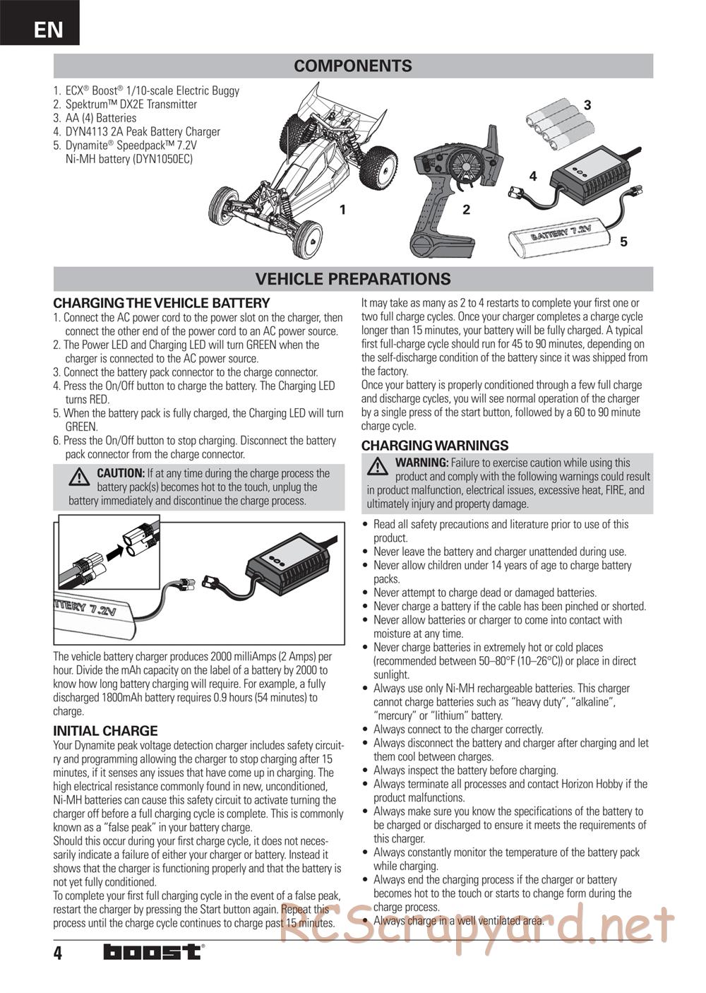 ECX - Boost 2WD - Manual - Page 4
