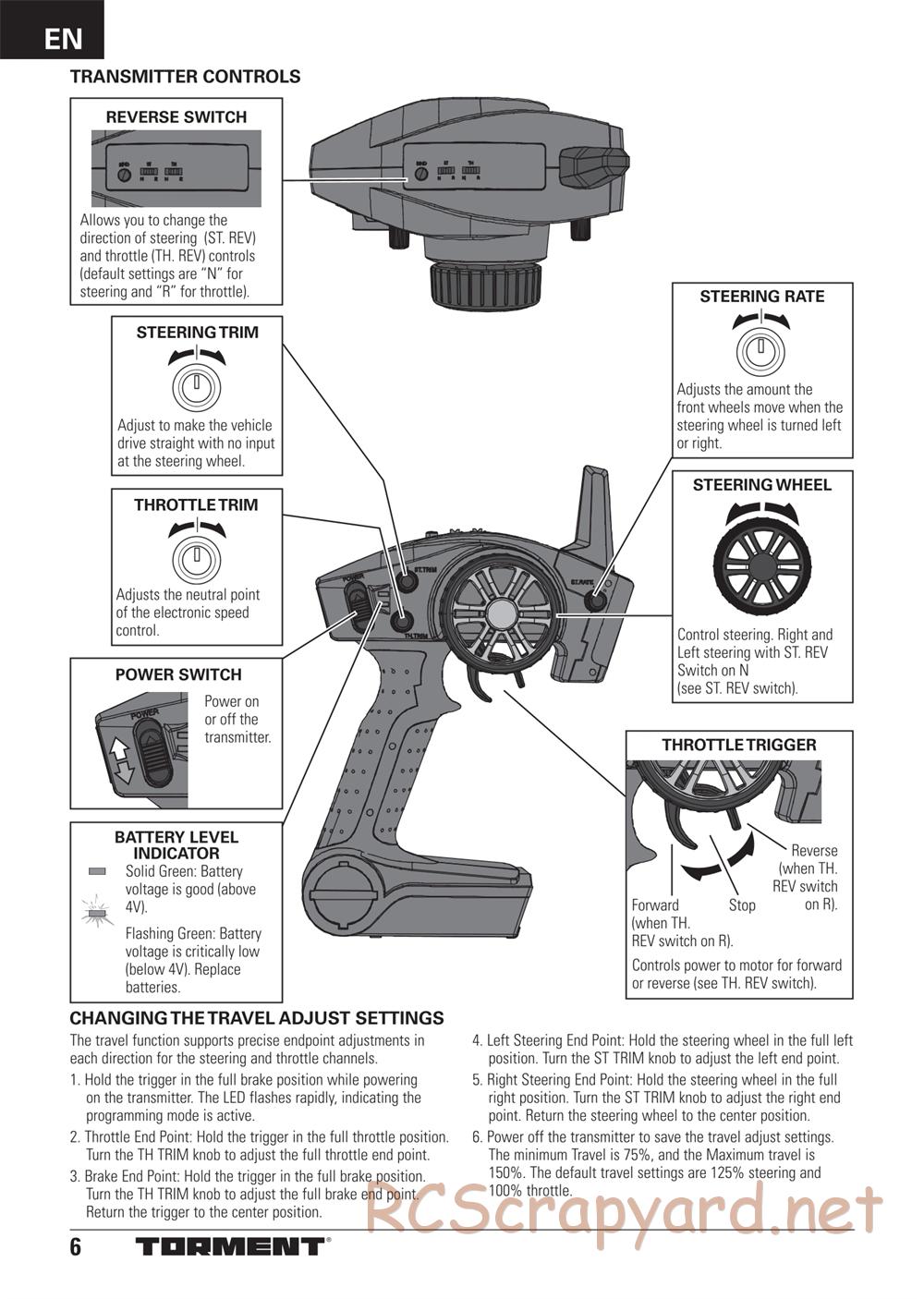 ECX - Torment 2WD - Manual - Page 6