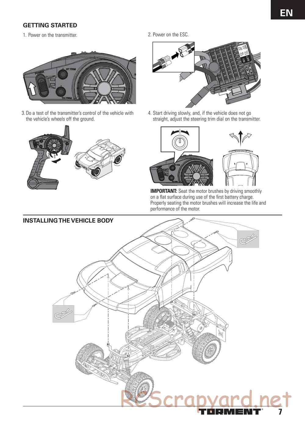 ECX - Torment 2WD - Manual - Page 7