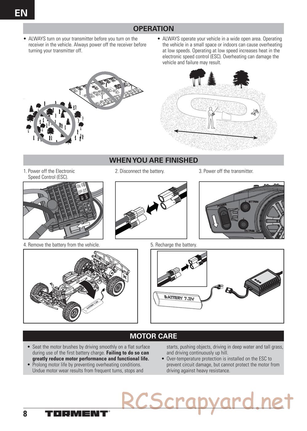 ECX - Torment 2WD - Manual - Page 8
