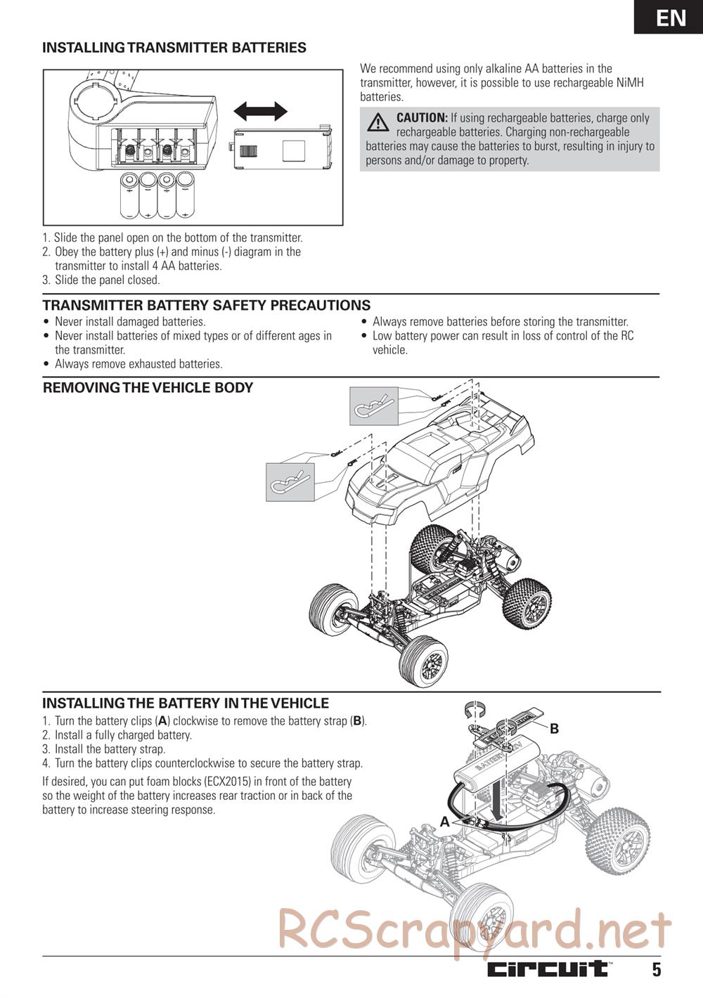 ECX - Circuit 2WD - Manual - Page 5