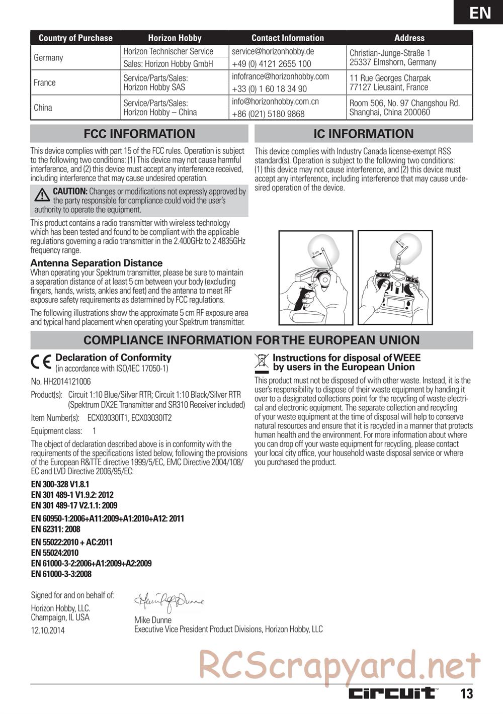 ECX - Circuit 2WD - Manual - Page 13