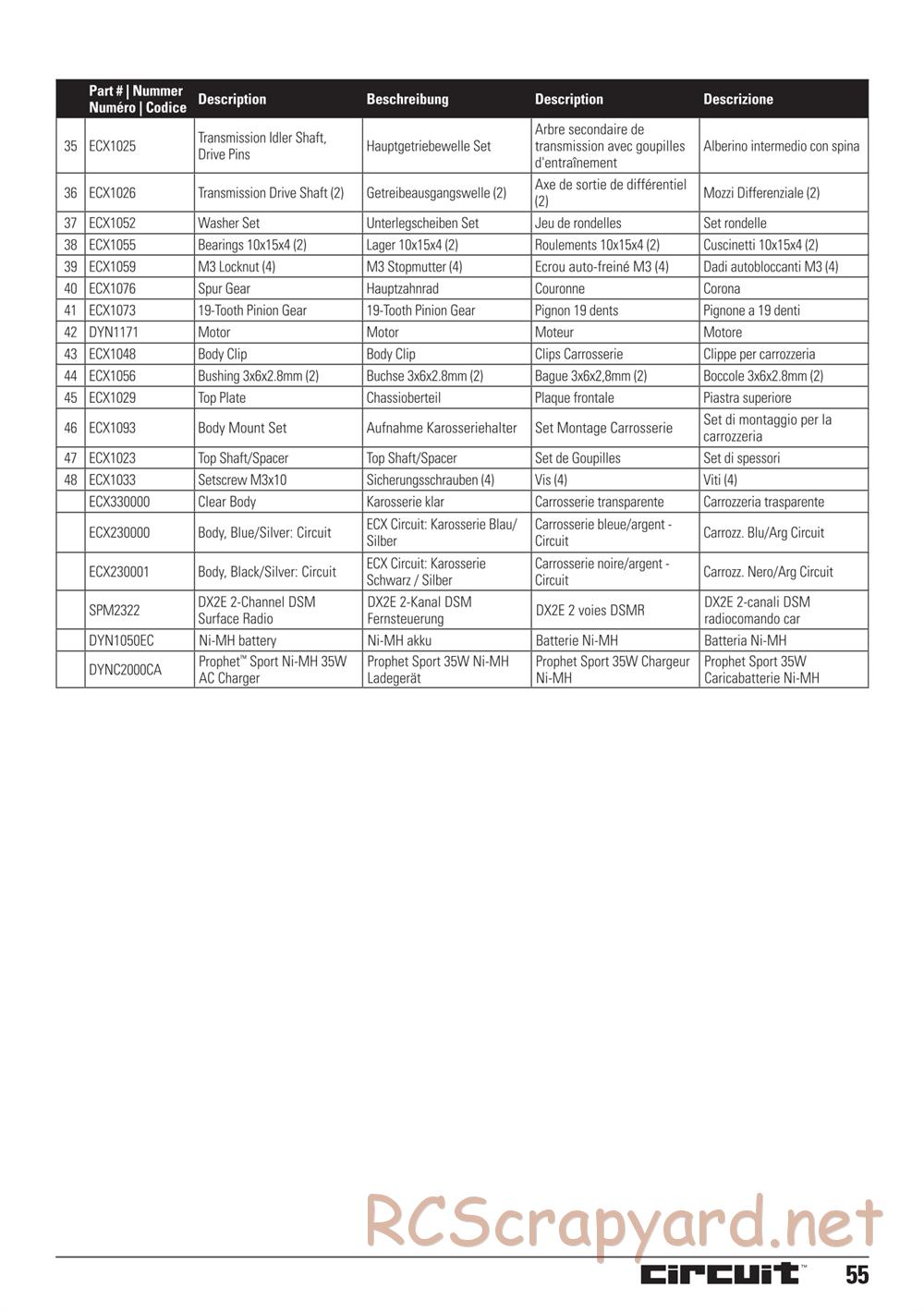 ECX - Circuit 2WD - Manual - Page 17