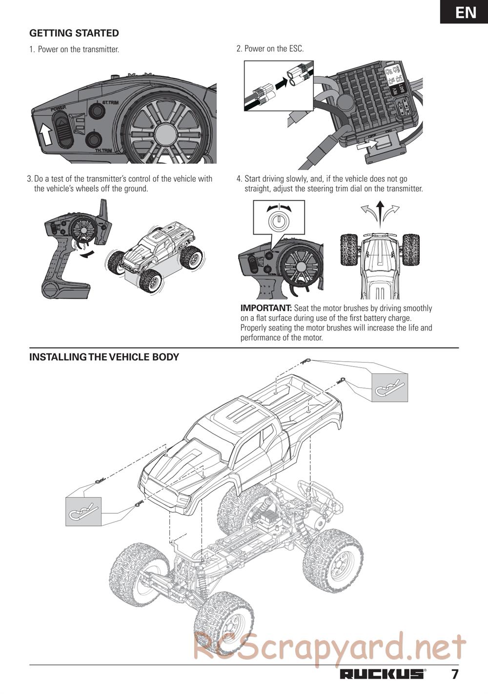 ECX - Ruckus 2WD - Manual - Page 7