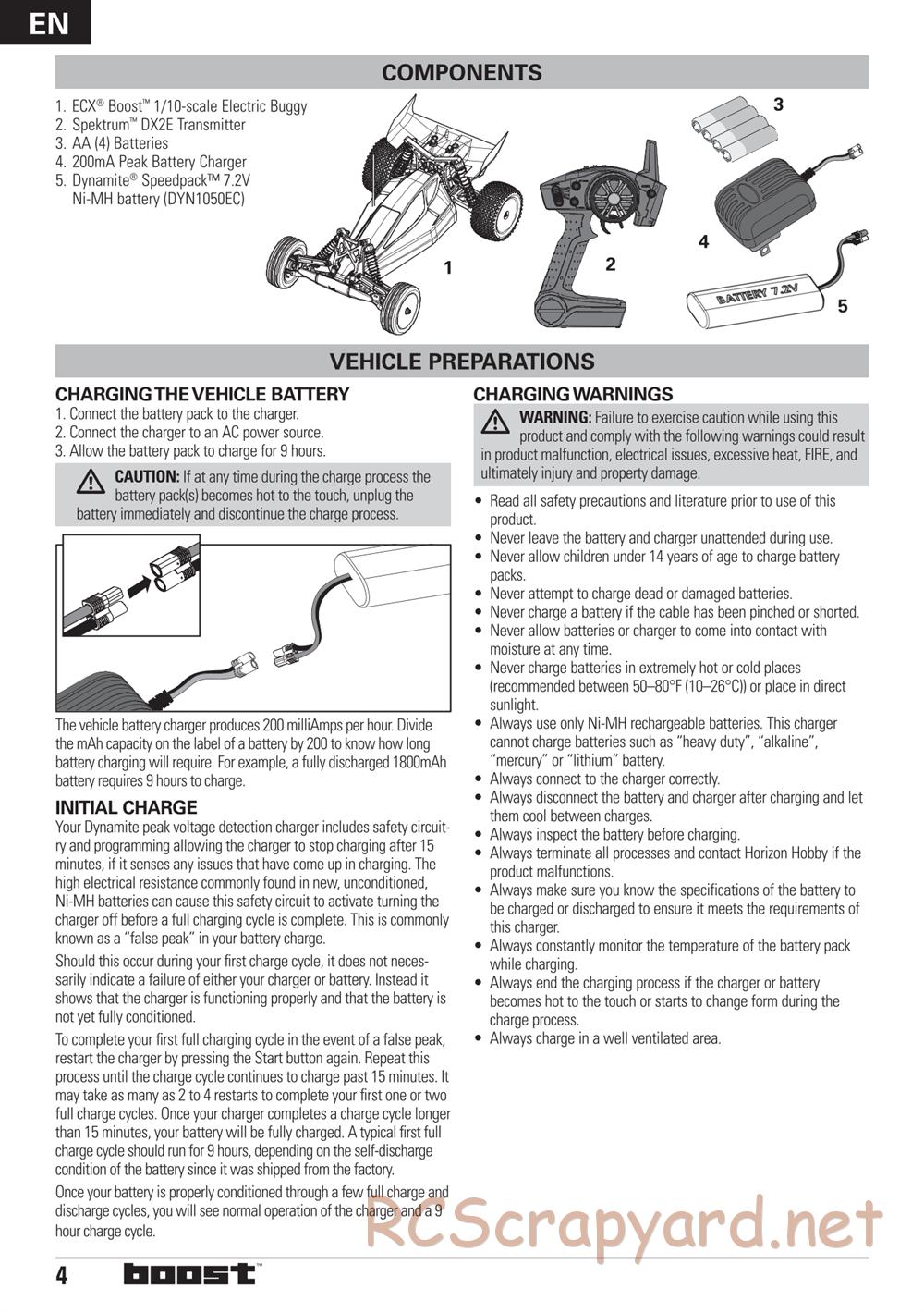 ECX - Boost 2WD - Manual - Page 4