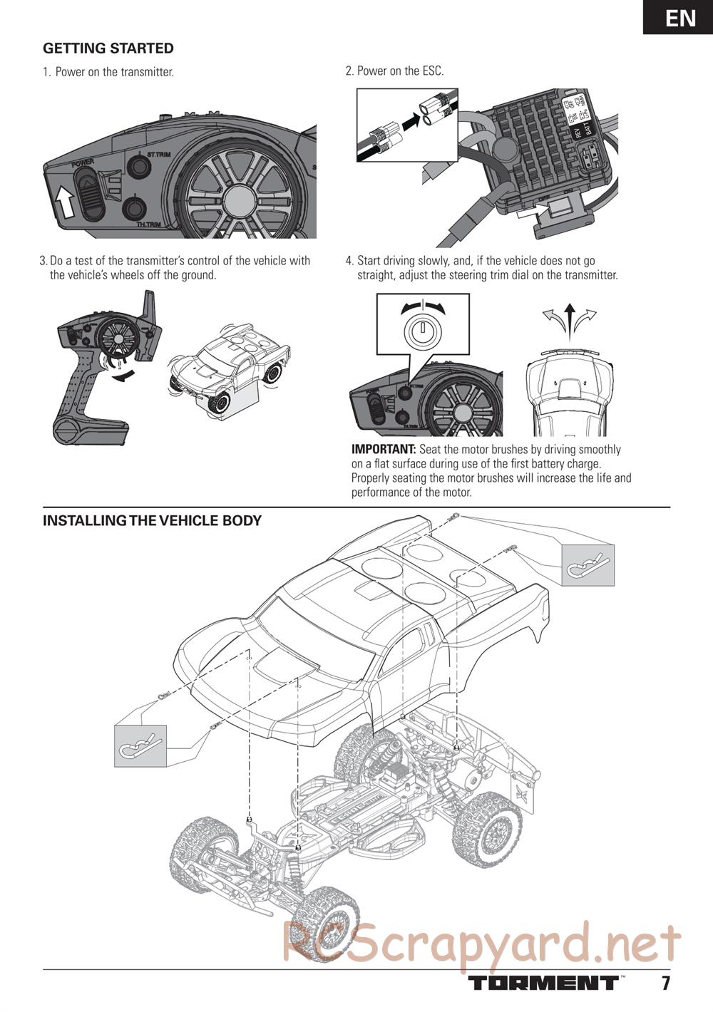 ECX - Torment 2WD - Manual - Page 7