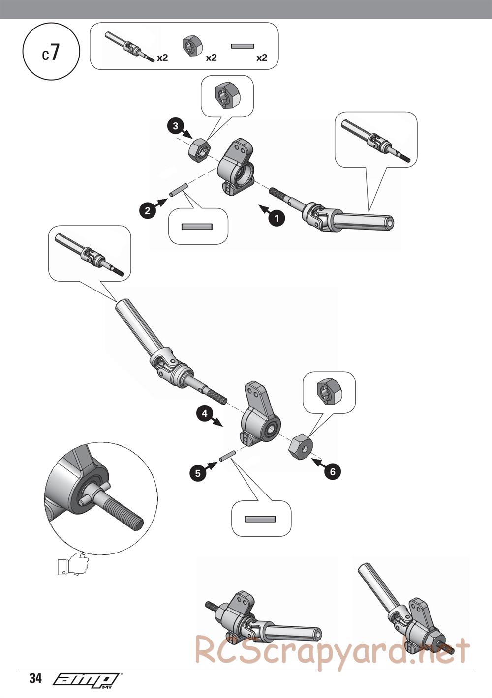 ECX - AMP 2WD Kit - Manual - Page 34
