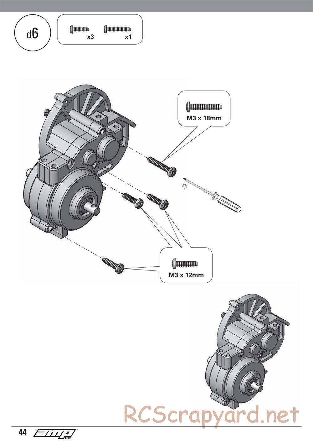 ECX - AMP 2WD Kit - Manual - Page 44