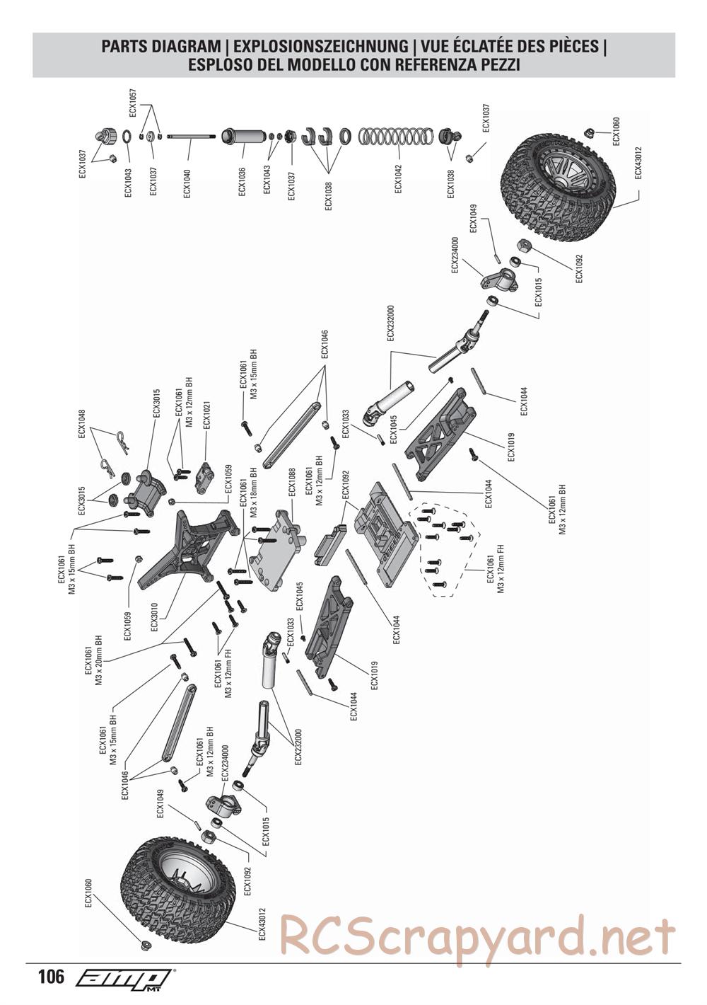 ECX - AMP 2WD Kit - Manual - Page 81