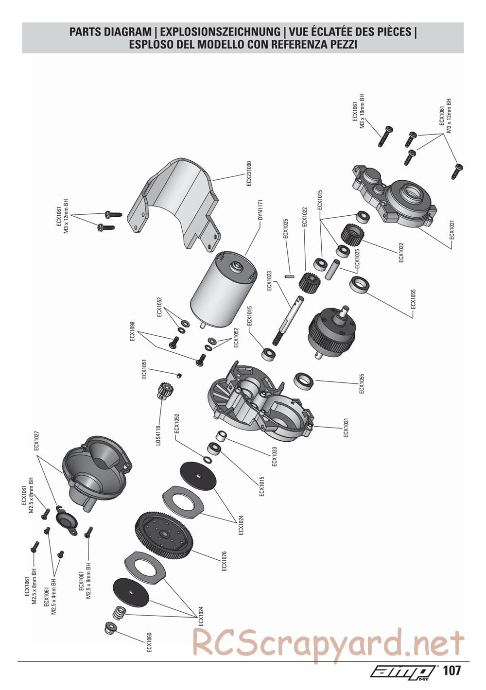 ECX - AMP 2WD Kit - Manual - Page 82