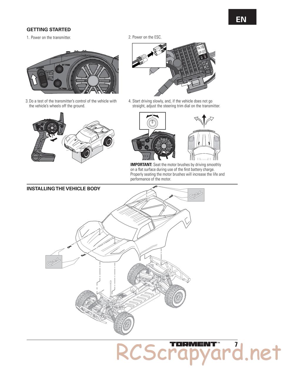 ECX - Torment 4WD 1:10 - Manual - Page 7