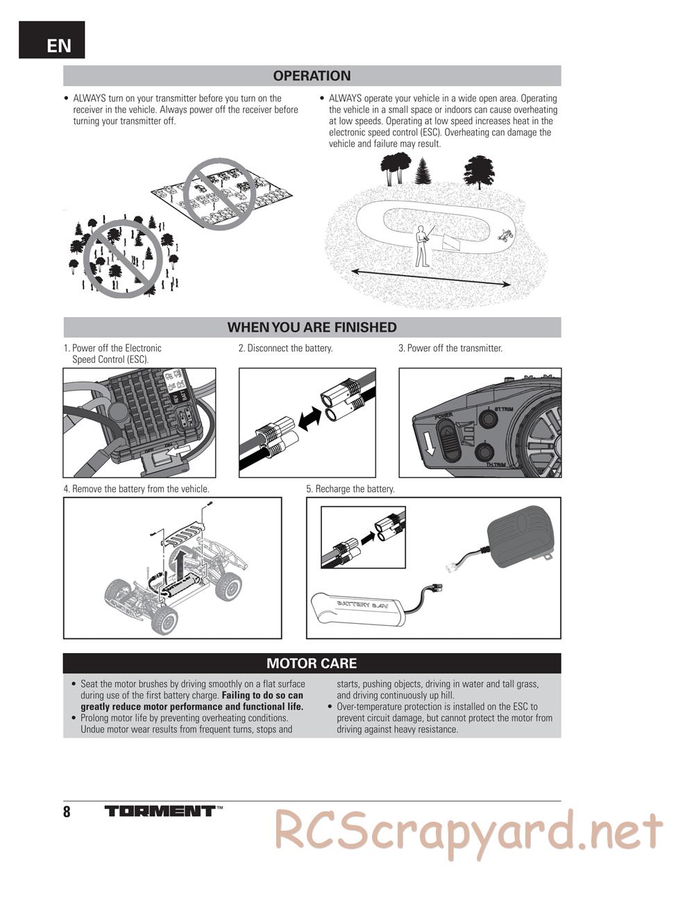 ECX - Torment 4WD 1:10 - Manual - Page 8