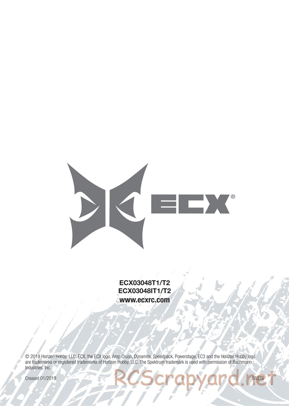 ECX - AMP Crush 2WD - Manual - Page 18