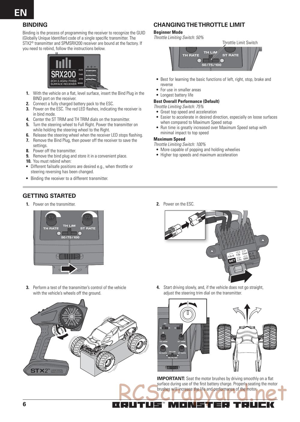 ECX - Brutus 2WD - Manual - Page 6