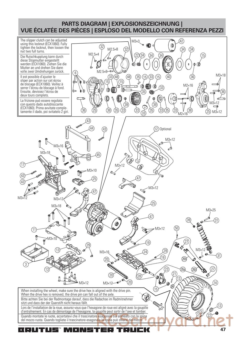 ECX - Brutus 2WD - Manual - Page 14