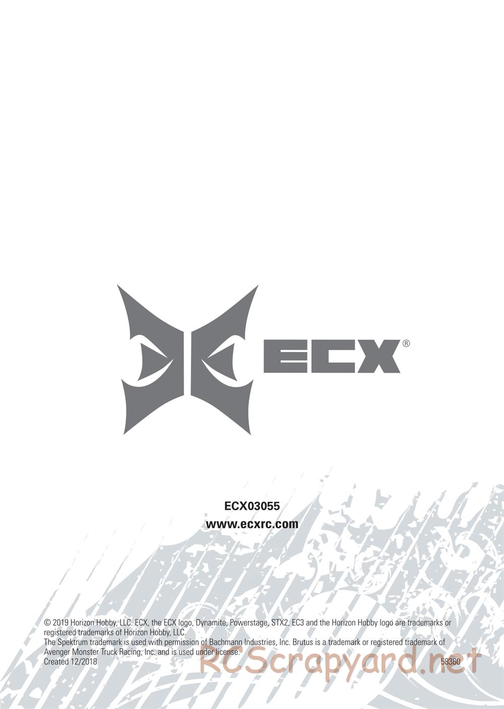 ECX - Brutus 2WD - Manual - Page 18
