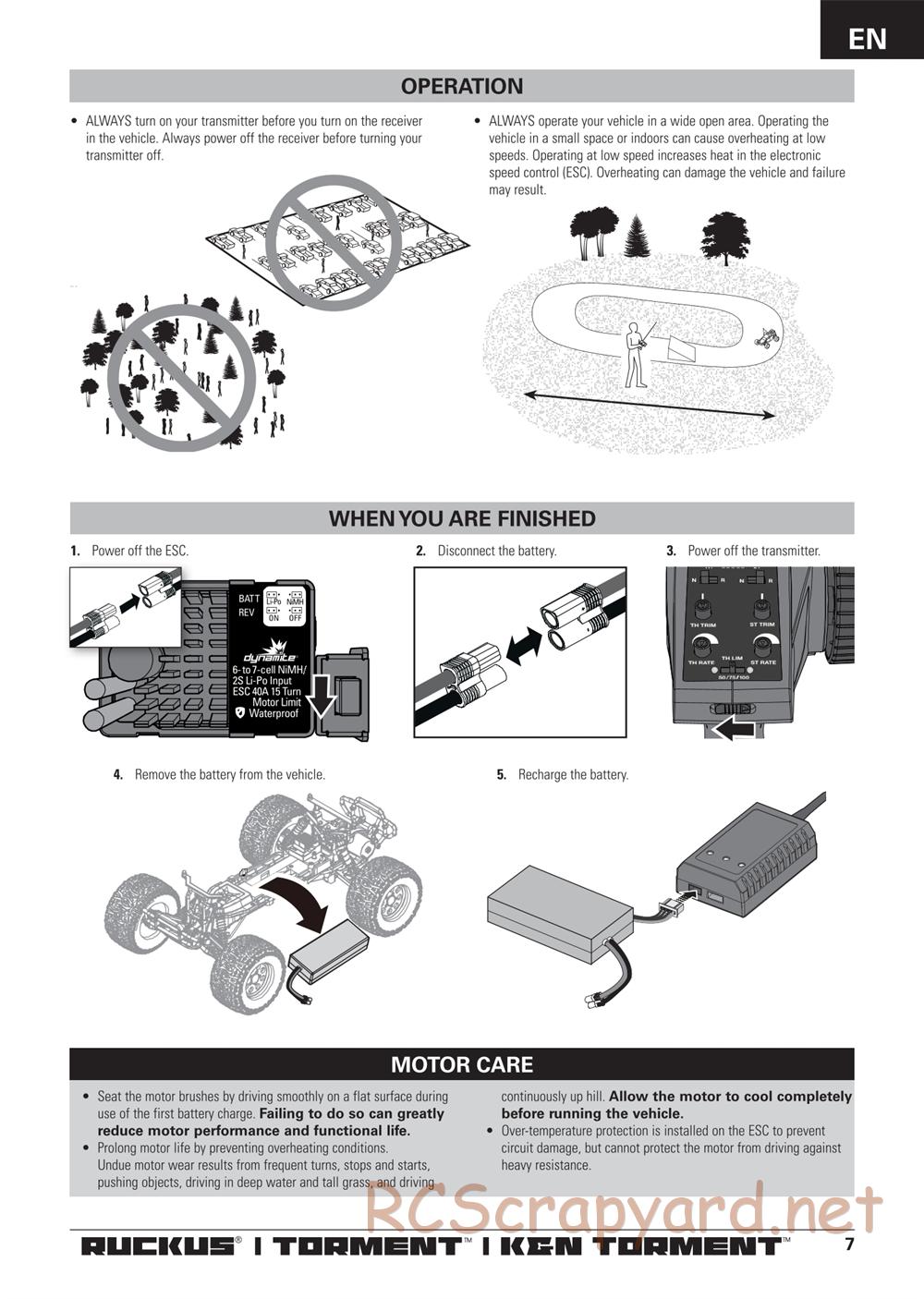 ECX - K&N Torment 2WD - Manual - Page 7