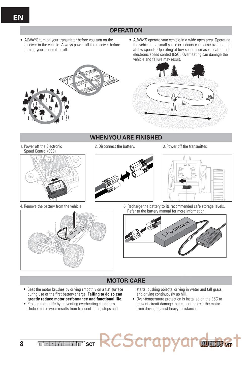 ECX - Torment 4WD - Manual - Page 8