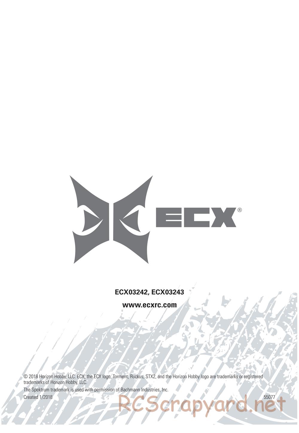 ECX - Torment 4WD - Manual - Page 19