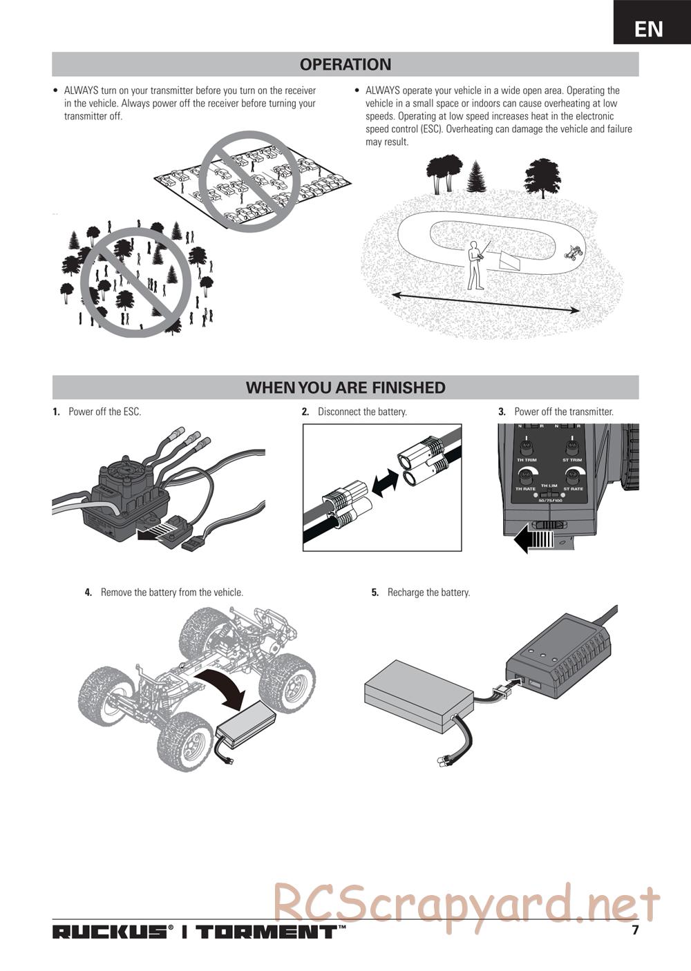 ECX - Torment Brushless 2WD - Manual - Page 7
