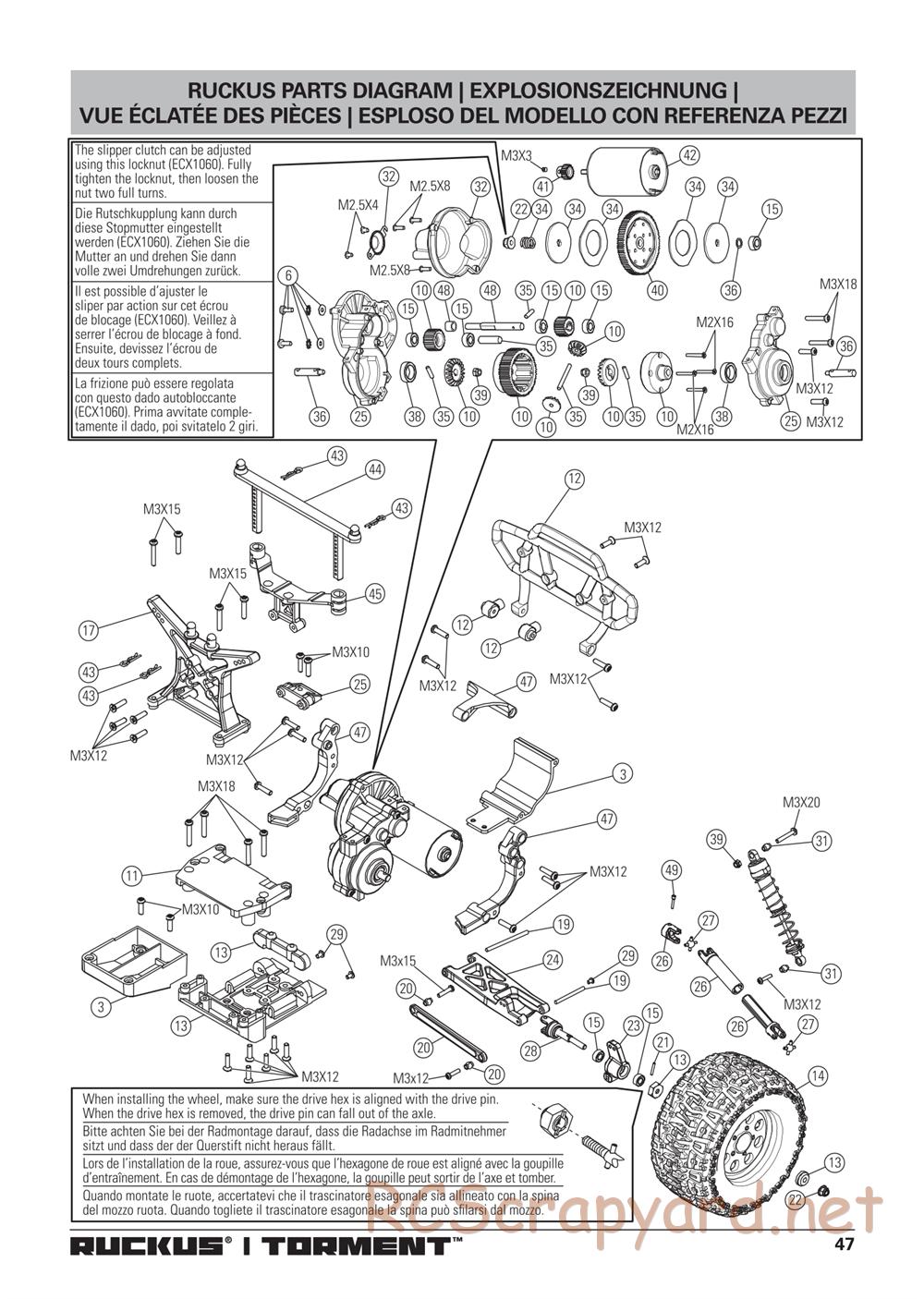 ECX - Torment Brushless 2WD - Manual - Page 14