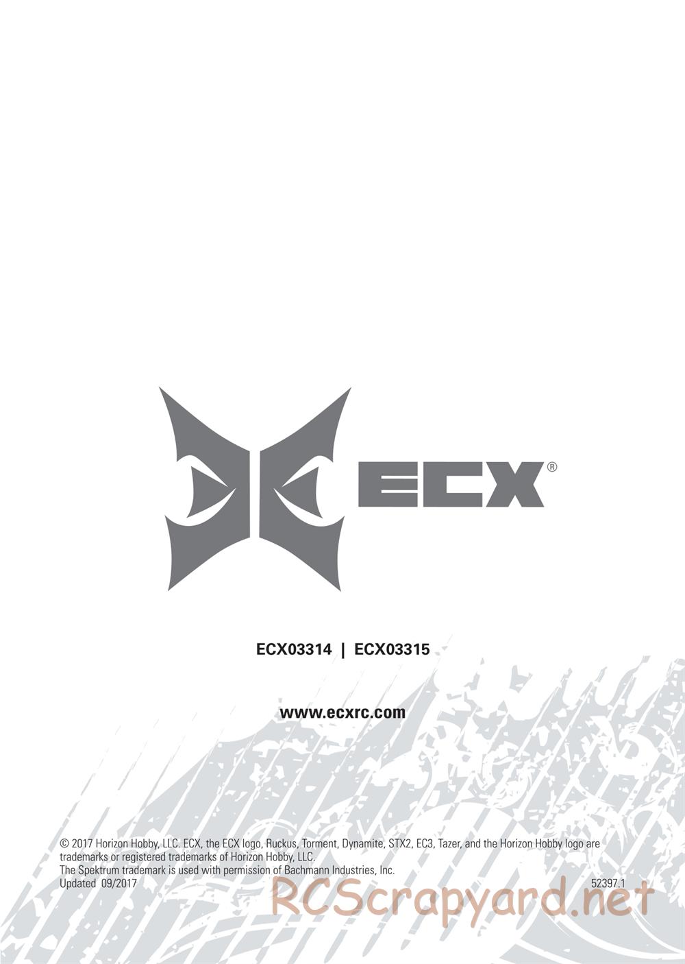 ECX - Torment Brushless 2WD - Manual - Page 19