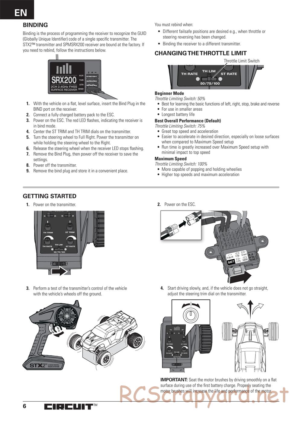 ECX - Circuit BD Li-Po 2WD - Manual - Page 6
