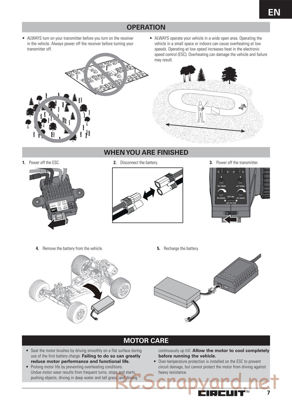 ECX - Circuit BD Li-Po 2WD - Manual - Page 7