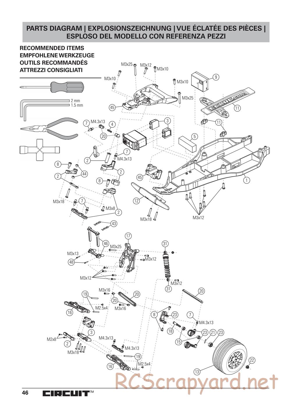 ECX - Circuit BD Li-Po 2WD - Manual - Page 13