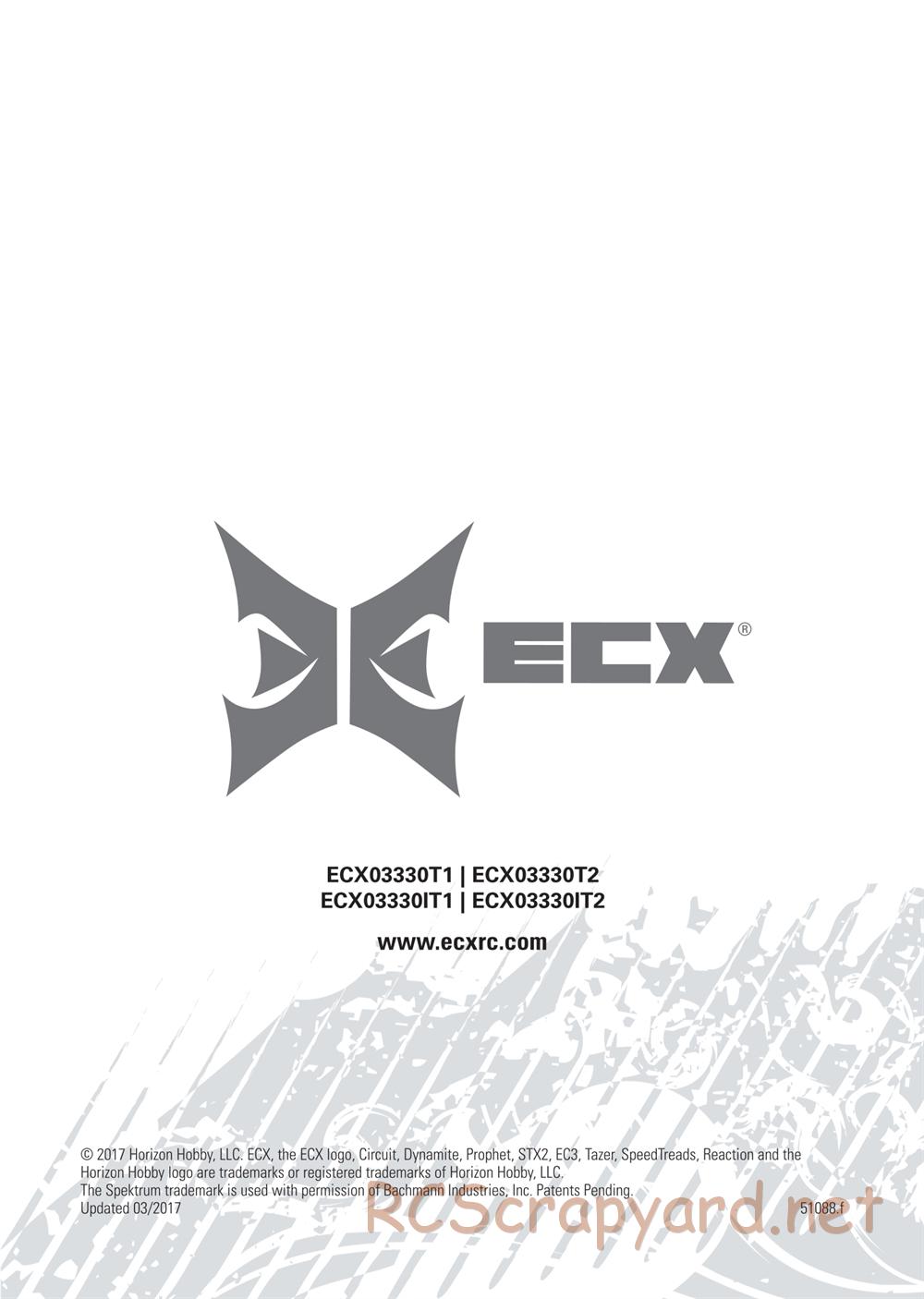 ECX - Circuit BD Li-Po 2WD - Manual - Page 18