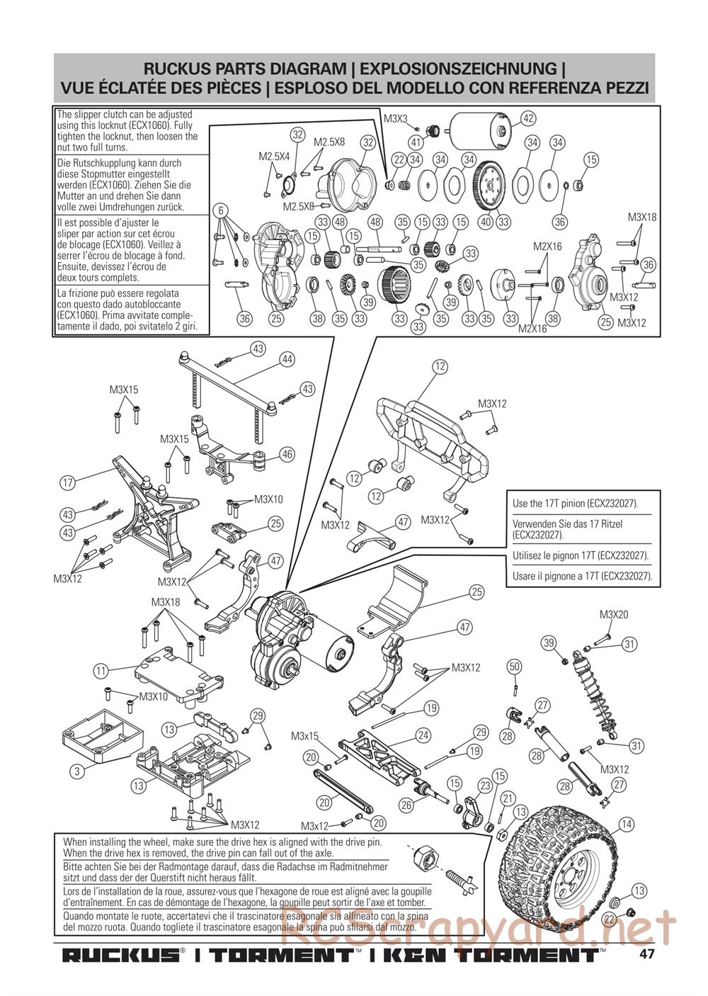 ECX - Torment 2WD - Manual - Page 14