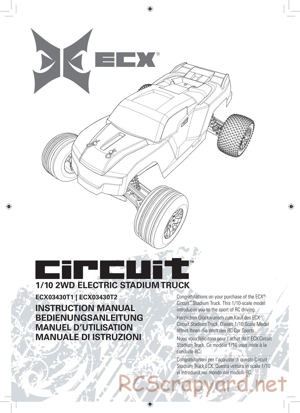 ECX - Circuit 2WD - Manual - Page 1